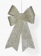 10in Champagne Glitter Bow