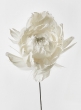 white feather peonies holiday decor