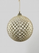 8in Champagne Glitter Durian Ball Ornament