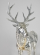 20in Silver Standing Deer