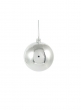 3 ⅛in (80mm) Shiny Silver Plastic Ornament Ball, Set of 6