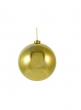 6in (150mm) Shiny Gold Plastic Ornament Balls, Set of 2