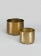 5in Mysore Brass Look Aluminum Pot