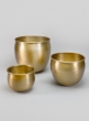 Devdas Brass Look Aluminium Indoor Garden Pot, Small