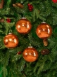 Antique Copper Glass Ornament Balls
