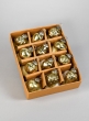 Mini Light Gold Mercury Glass Ornaments, Set of 12
