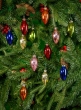 C7 Multicolor Mercury Glass Bulb Ornaments, Set of 12