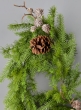 77in Mixed Pine and Pinecone Garland