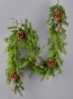 77in Mixed Pine and Pinecone Garland