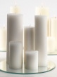 3 x 6in White Pillar Candle