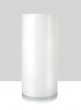 White Cylinder Glass Vases