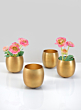 Shanti Mini Gold Bowls, Set of 4