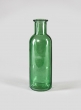 Green Glass Bottle Bud Vases, Set of 6