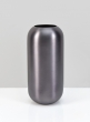 9in Oviedo Stainless Steel Platinum Bullet Vase