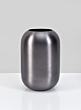6in Oviedo Stainless Steel Platinum Bullet Vase