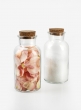 6 ½in Glass Bottle With Cork, Set of 2