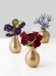 Gold Bud Vase Set, Set of 4