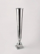 31 ½in Nickel Trumpet Vase