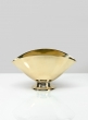 6 ½in Gold Oval Bowl