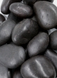 3-5in Large Polished Black River Stones