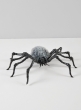 7in Large Grey Fluffy Spider, Set of 2