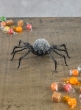 7in Large Grey Fluffy Spider, Set of 2