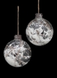 clear glass ball ornament nature branches snow AX14-SAB-011