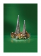 mercury glass christmas tree centerpiece