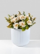 Oslo Large White Flower Pot