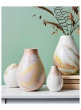 diy marbleized ceramic vases