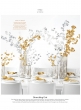 martha stewart weddings spring 2016 mercury glass cylinders branching out tablescape
