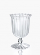 5 ¼in Optical Glass Mini Urn Vase