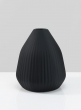 Oslo Large Black Conical Vase