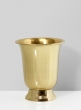 4 ¾in Footed Brass Vase