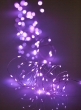 Battery Operated 80-Light Purple Naked Wire L.E.D. Light String 
