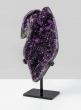 purple amethyst semiprecious stone geode