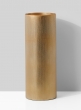 5in x 14in Gold Cylinder Vase
